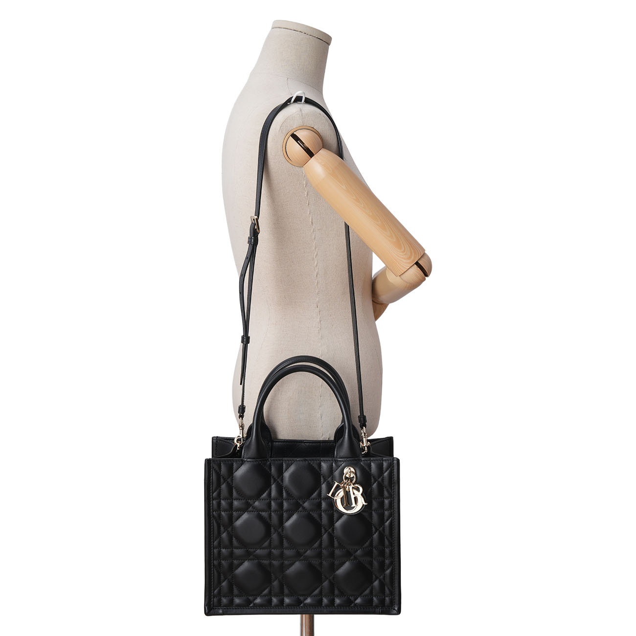 CHRISTIAN DIOR(USED)디올 레더 북토트 스몰